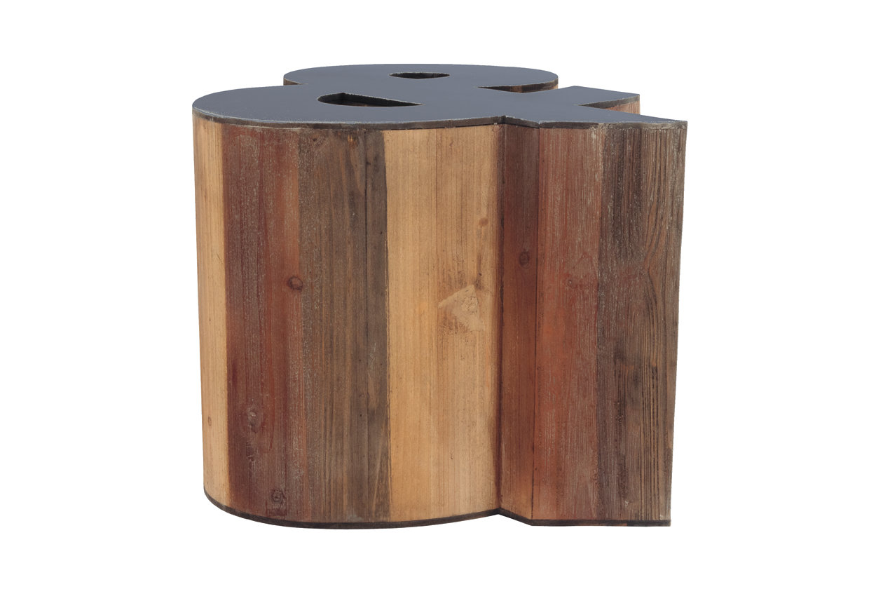 Highmender Brown/Black Accent Table,Close Out
