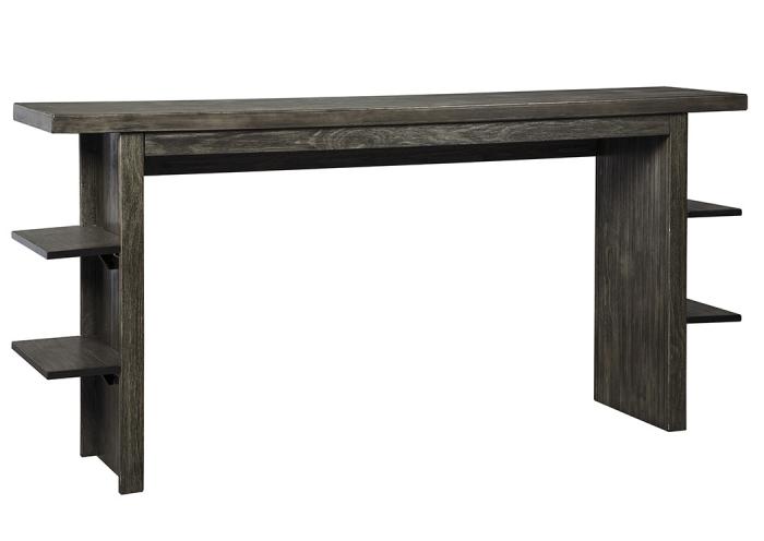 Lamoille Dark Gray Long Counter Height Table,Close Out