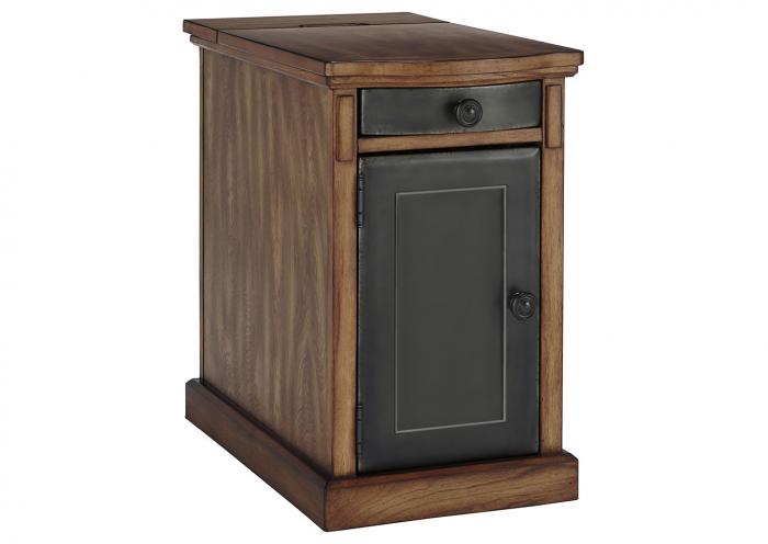 Laflorn Brown/Gray Chair Side End Table,Ashley Close Out