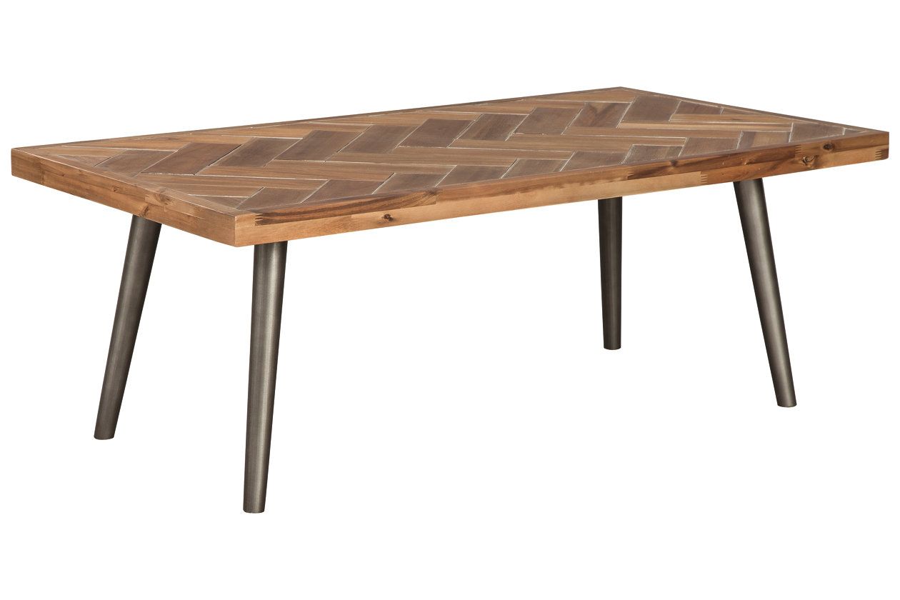 Vantori Light Brown Cocktail Table,Close Out
