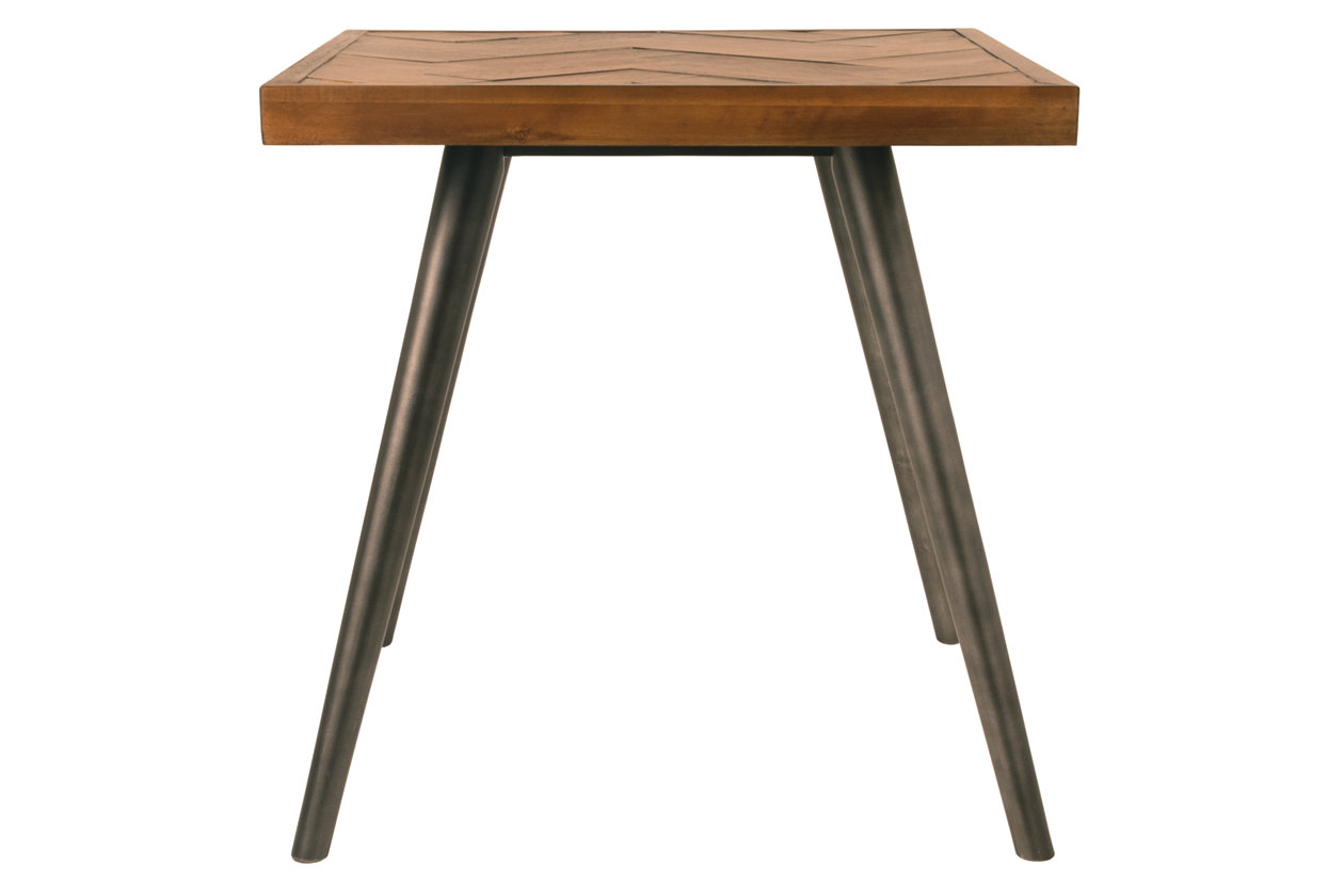 Vantori Light Brown End Table,Close Out