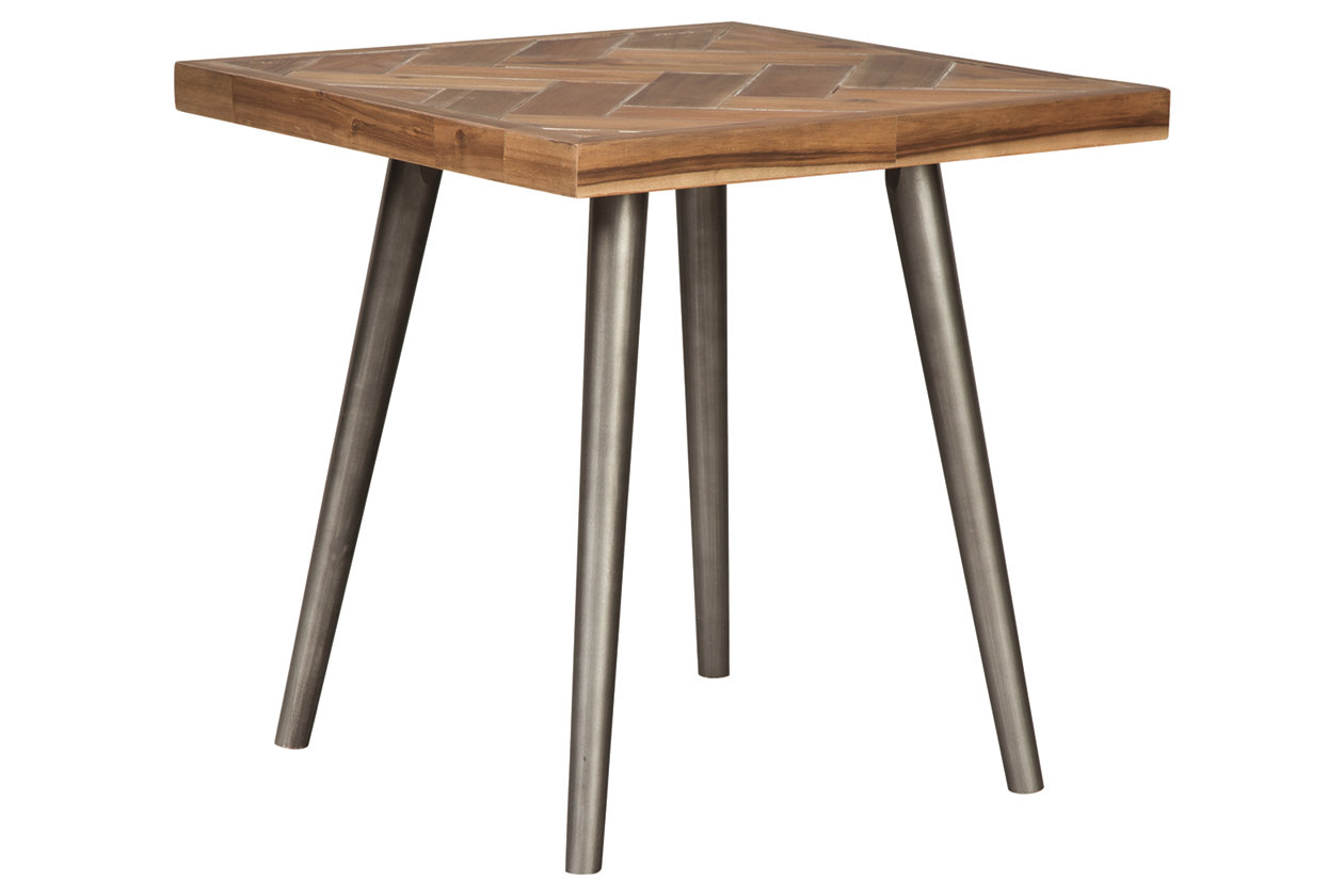 Vantori Light Brown End Table,Close Out