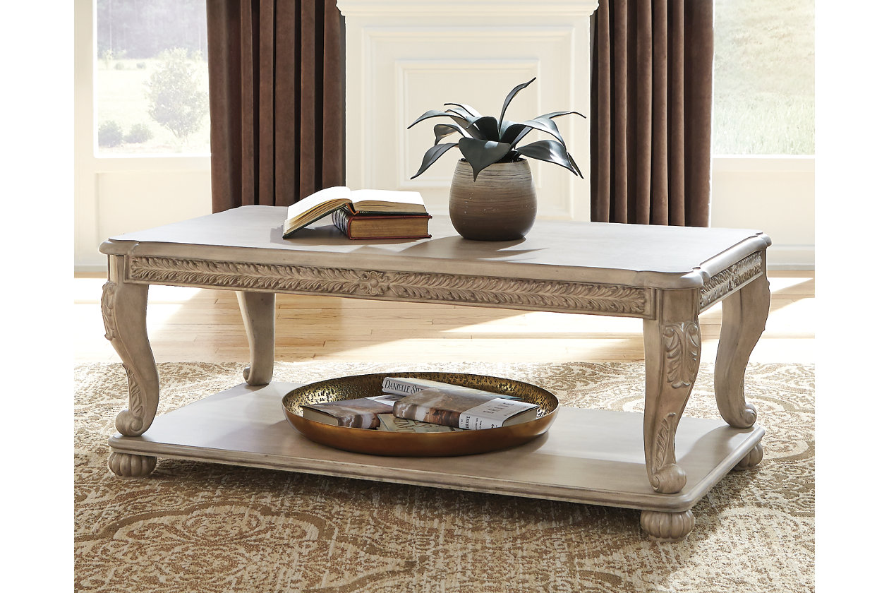 Kerston Light Brown Coffee Table,Close Out