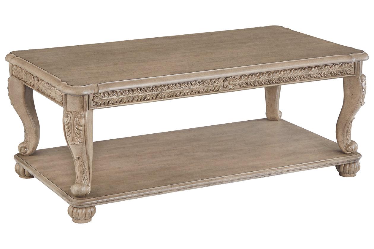 Kerston Light Brown Coffee Table,Close Out