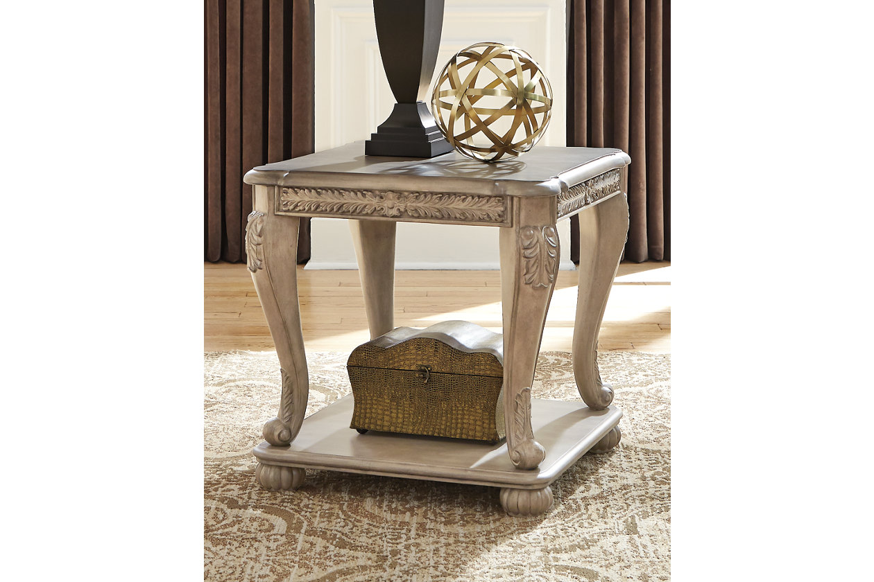 Kerston Light Brown End Table,Close Out