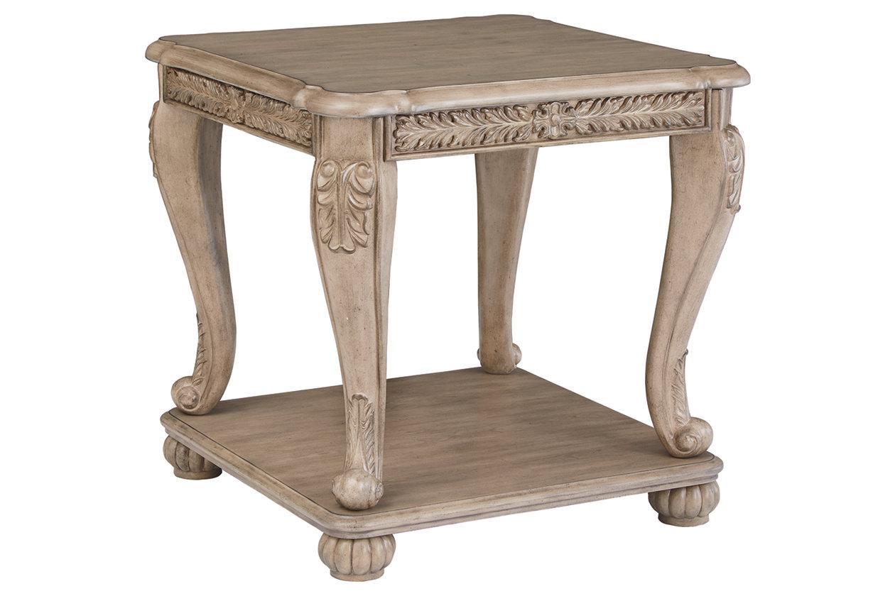 Kerston Light Brown End Table,Close Out