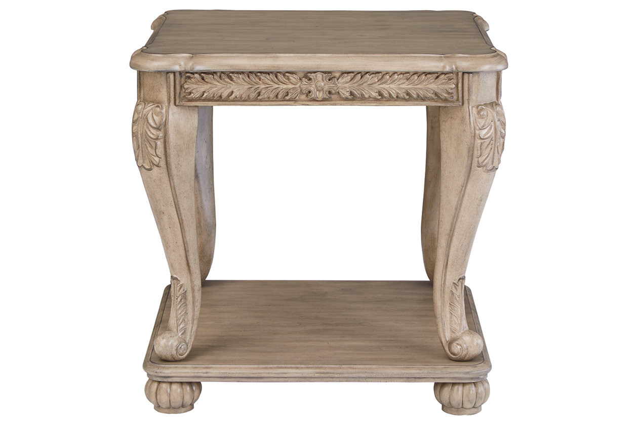 Kerston Light Brown End Table,Close Out