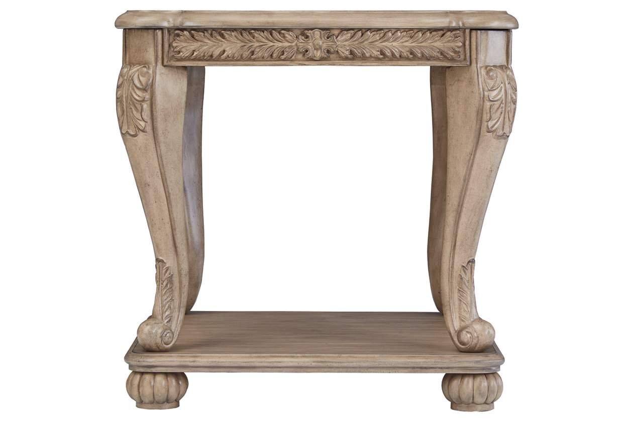 Kerston Light Brown End Table,Close Out