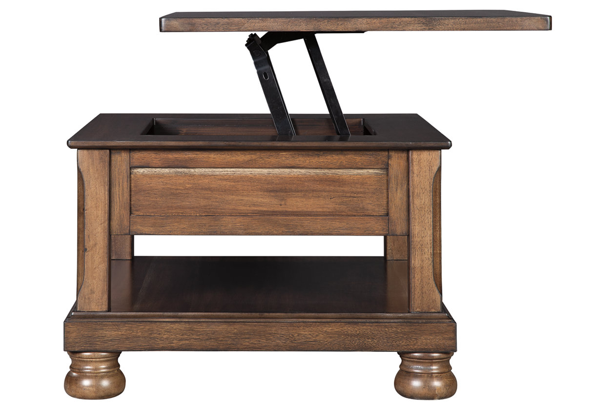 Flynnter Brown Coffee Table w/Lift Top,Close Out