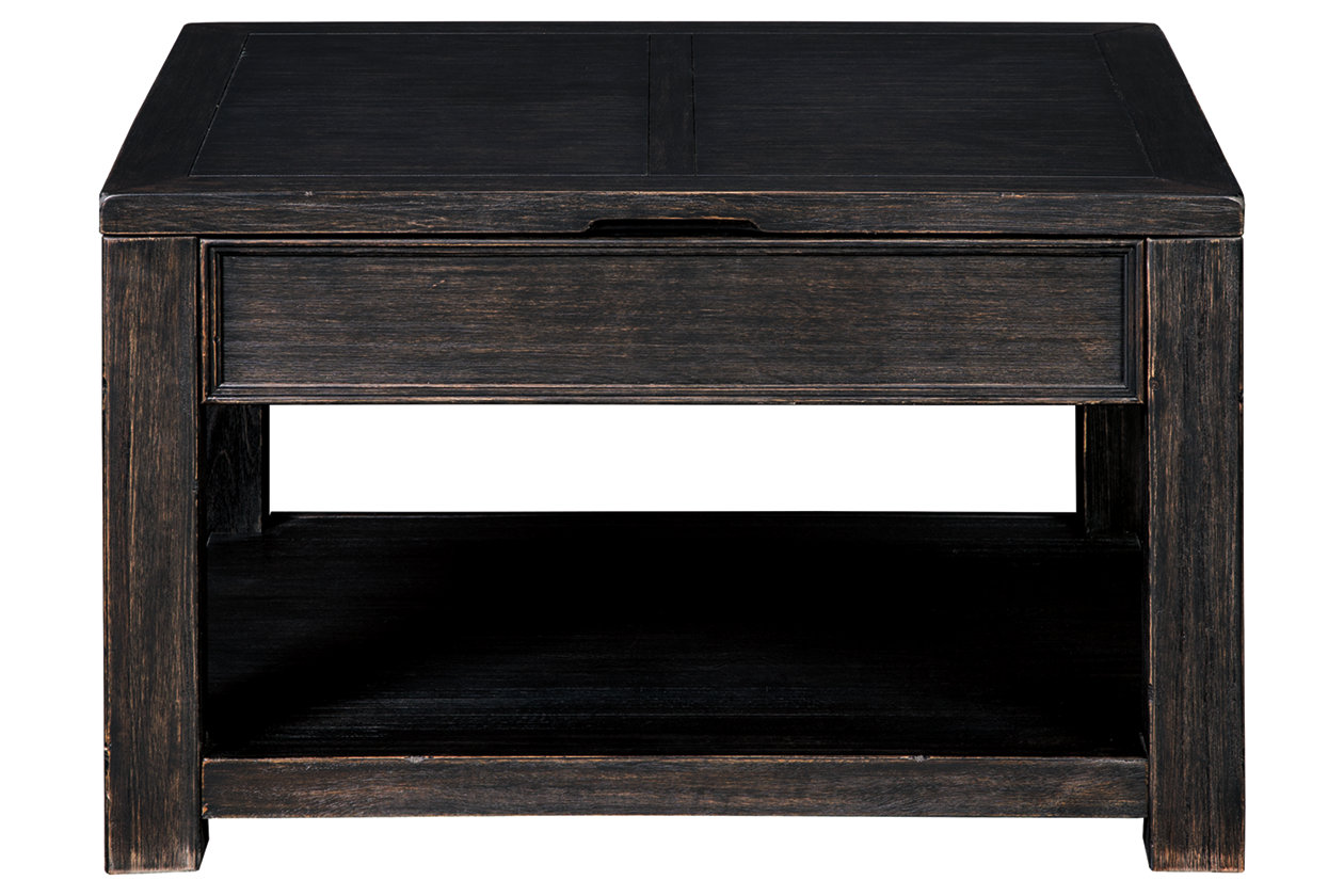 Gavelston Black Coffee Table w/Lift Top,Close Out