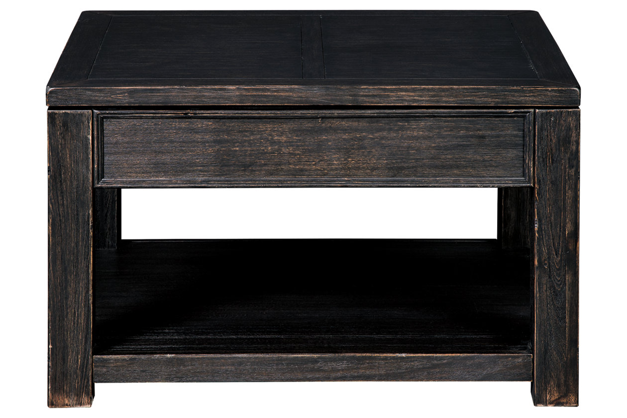 Gavelston Black Coffee Table w/Lift Top,Close Out