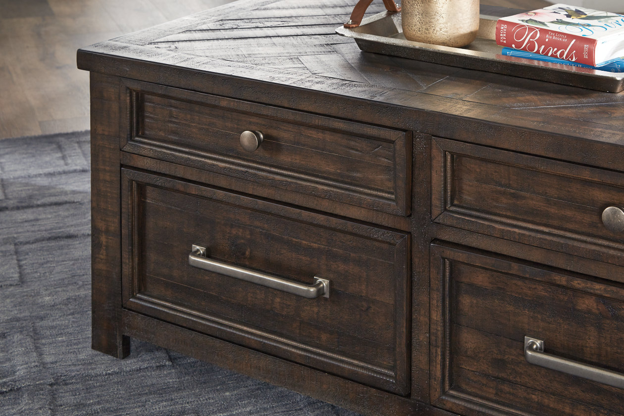 Hillcott Rustic Brown Coffee Table,Close Out