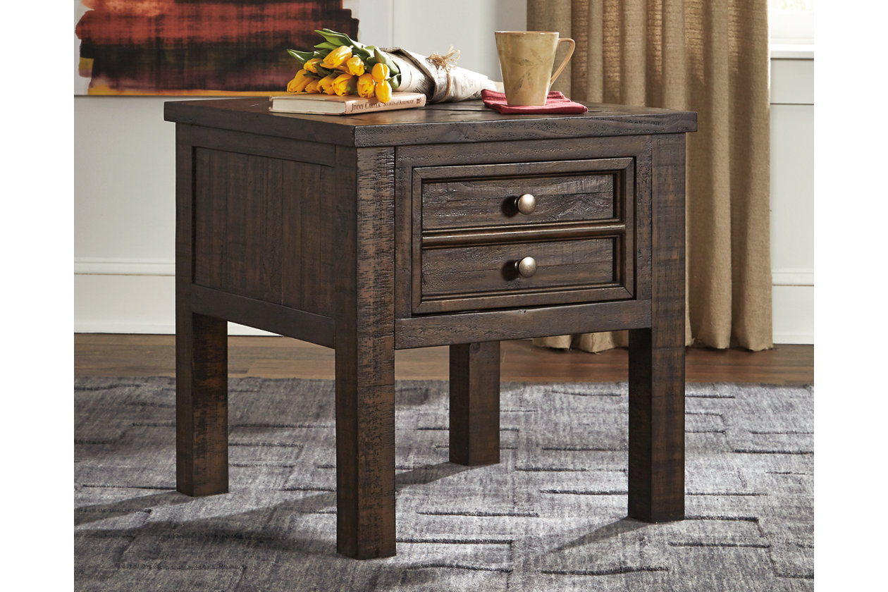 Hillcott Rustic Brown End Table,Close Out