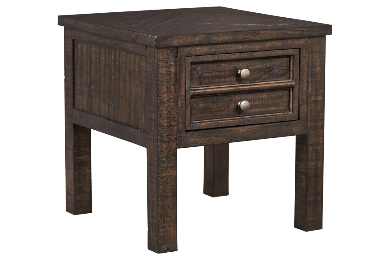 Hillcott Rustic Brown End Table,Close Out