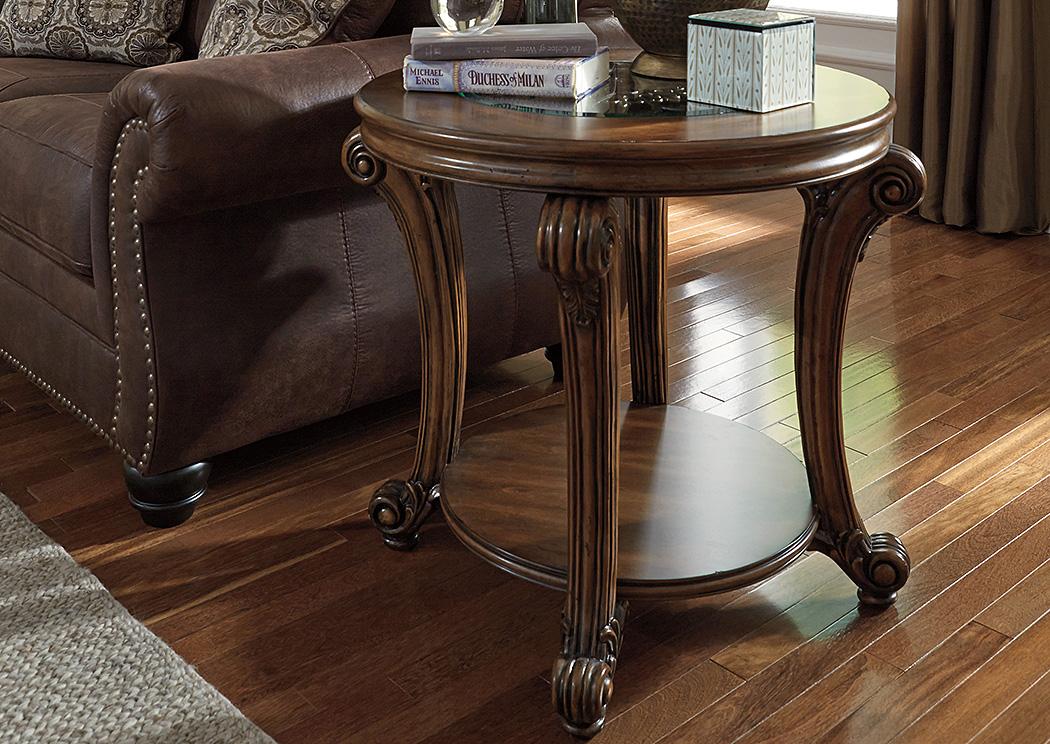 Sydmore Round End Table,Close Out
