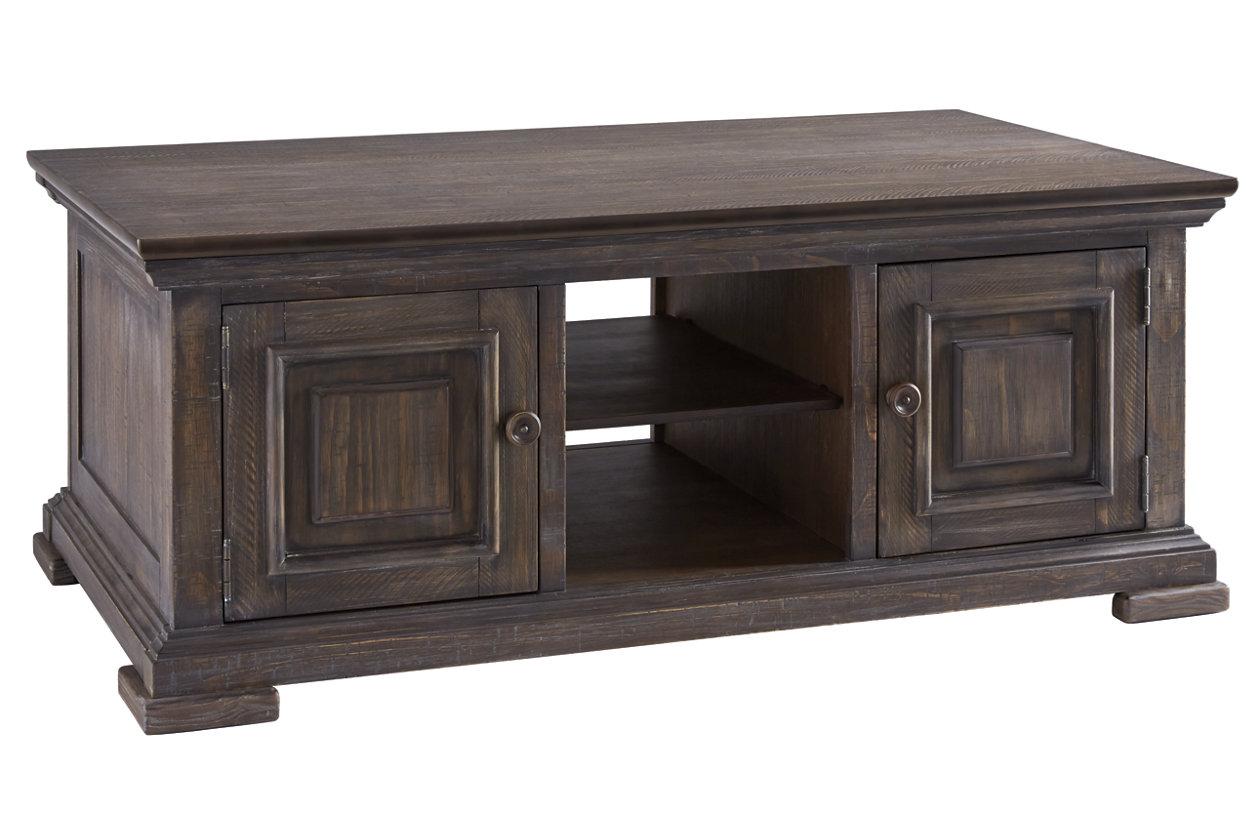 Wyndahl Brown Coffee Table w/Storage,Close Out