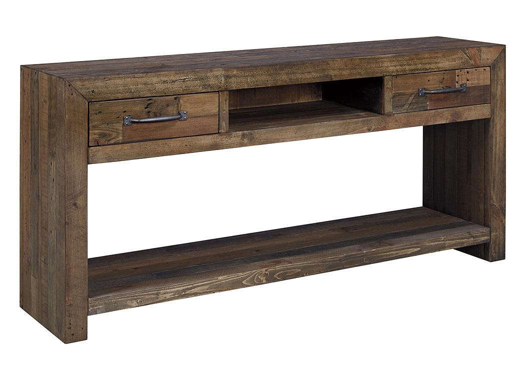Sommerford Brown Sofa Table,Close Out
