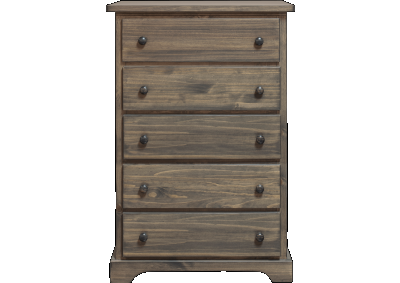 Polo 5 Drawers Chest Chocolate Cherry