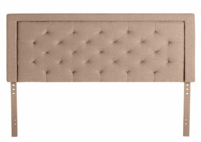 Malouf Hennessy Upholstered Headboard, Twin, Spruce