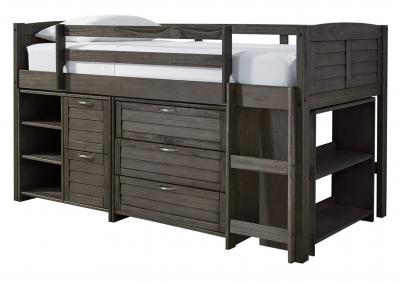 Image for Caitbrook Twin Loft Bed with 1 Large Storage Drawer