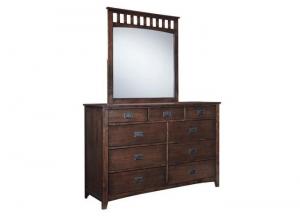 Image for Strenton Brown Bedroom Dresser & Mirror Set