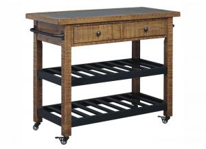 Image for Marlijo Warm Brown Kitchen Cart