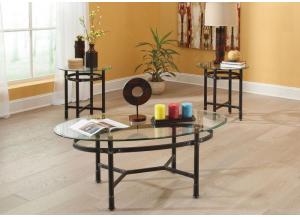Torgin Occasional Table Set (Cocktail & 2 Ends)