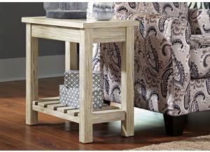 Image for Veldar Whitewash Chair Side End Table