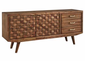 Image for Chiladda Warm Brown Extra Large TV Stand