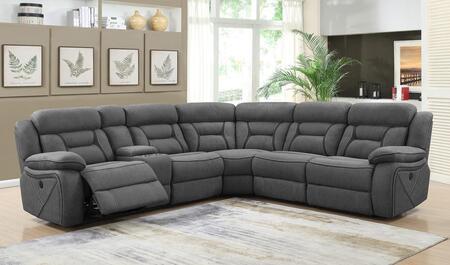 Higgins Casual Grey Power Motion Sectional,MISC.
