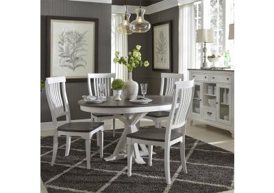 Allyson Park Round Dining Table & 4 Chairs