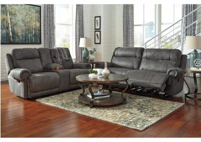 Image for Austere Gray 2 Seat Reclining Sofa & Loveseat