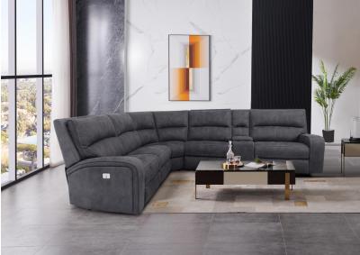 Image for Polaris Reclining Sectional - Slate Grey