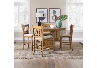 Image for Santa Rosa II Counter Height Dining Table & 4 Stools