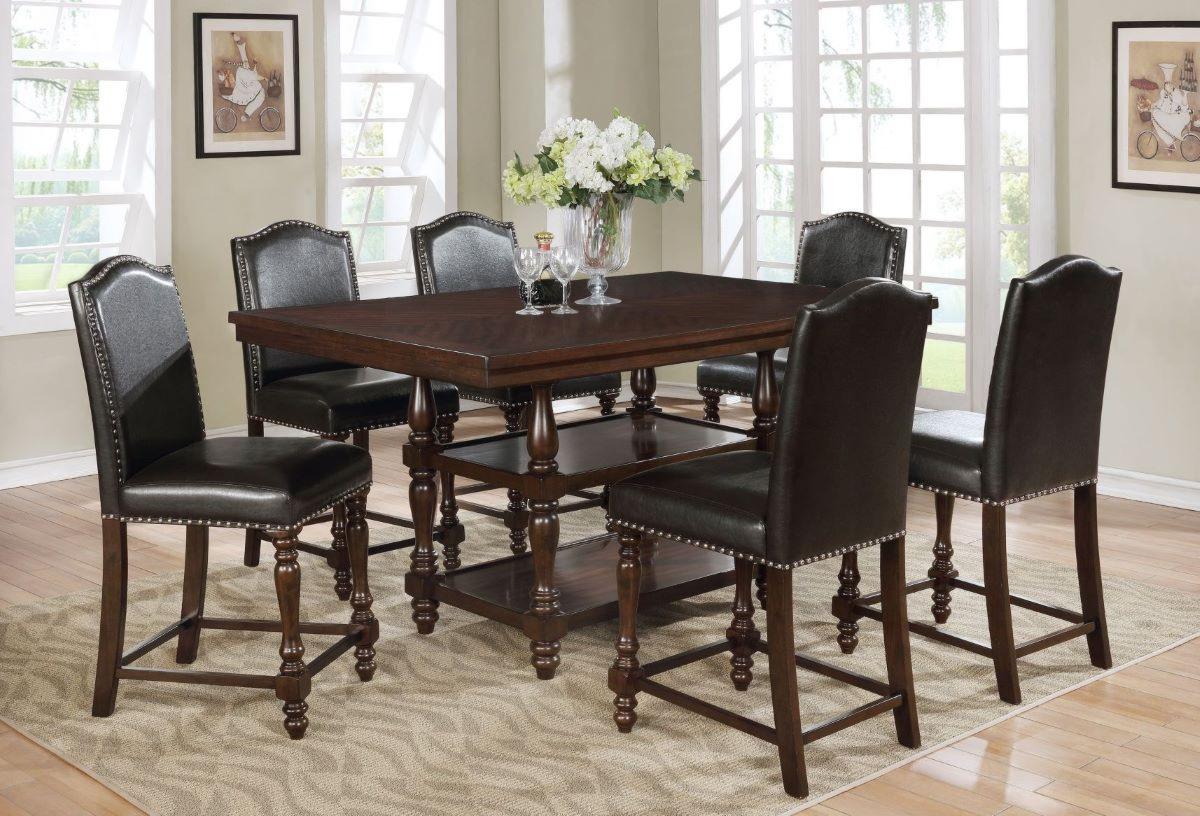 7 pcs dining table 2766 crown,Instore