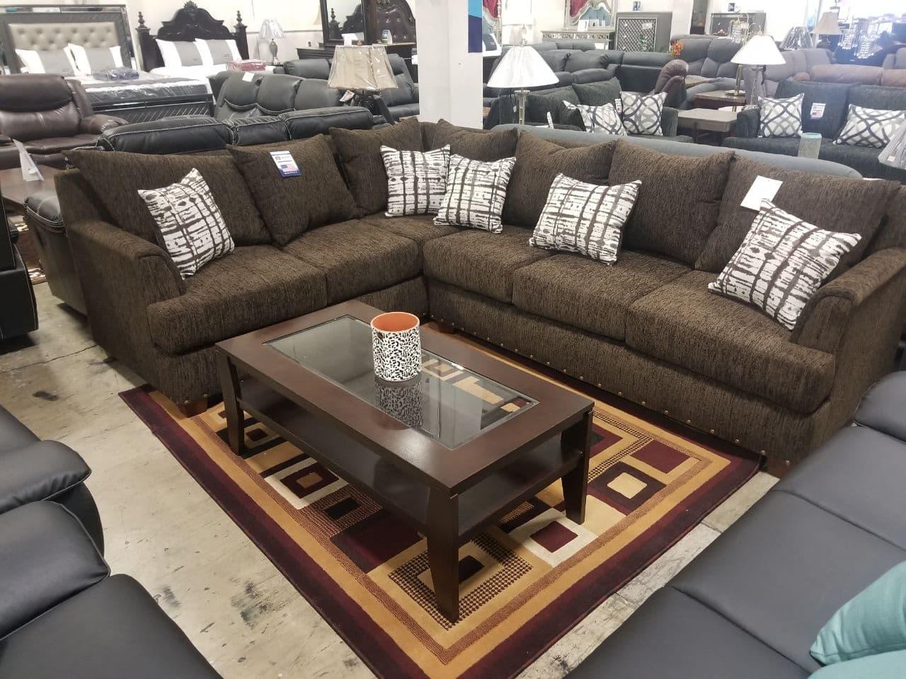 Sectional David 01 Brown $1499,Instore