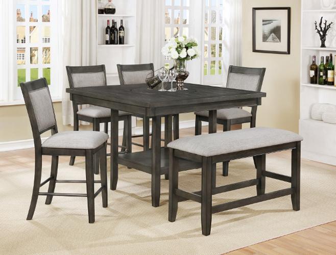 5pcs dining table 2727GY Crownmark set,Instore