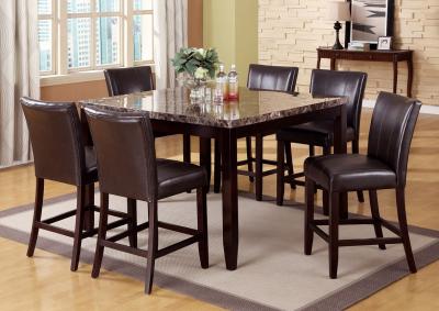 7 pcs dining table 2721 Crown