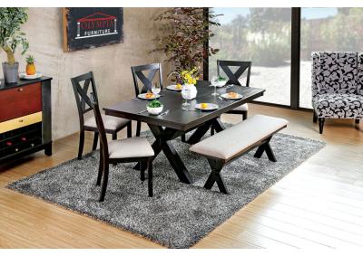 Image for 5 pcs dining set CM3172 FOA $799 Box of chairs (2) $198