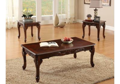 Image for 3 pcs coffee table set FOA 4914 BR + BLK