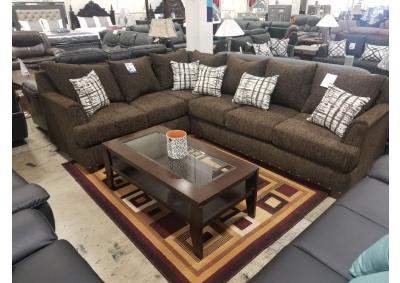 Image for Sectional David 01 Brown $1499