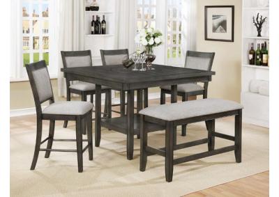 5pcs dining table 2727GY Crownmark set