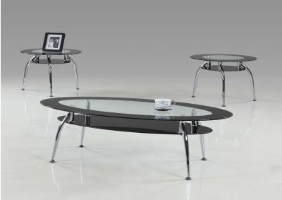 Image for 3 pcs coffee table MILA COCKTAIL SET 3270 Crown