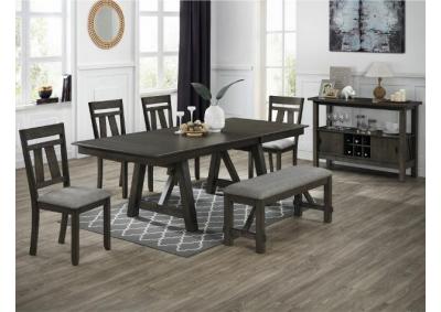 5pcs dining table 2158 Crownmark