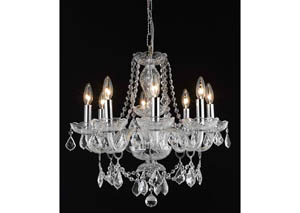 Image for Princeton Collection Chandelier Chrome Finish 8Lt