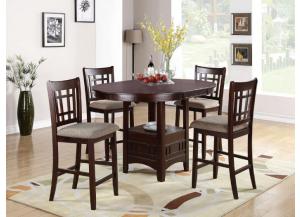 Image for 5PC COUNTER HEIGHT DINING SET