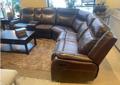 Image for Three Piece Sectional with a Drop Table and Charging Station
