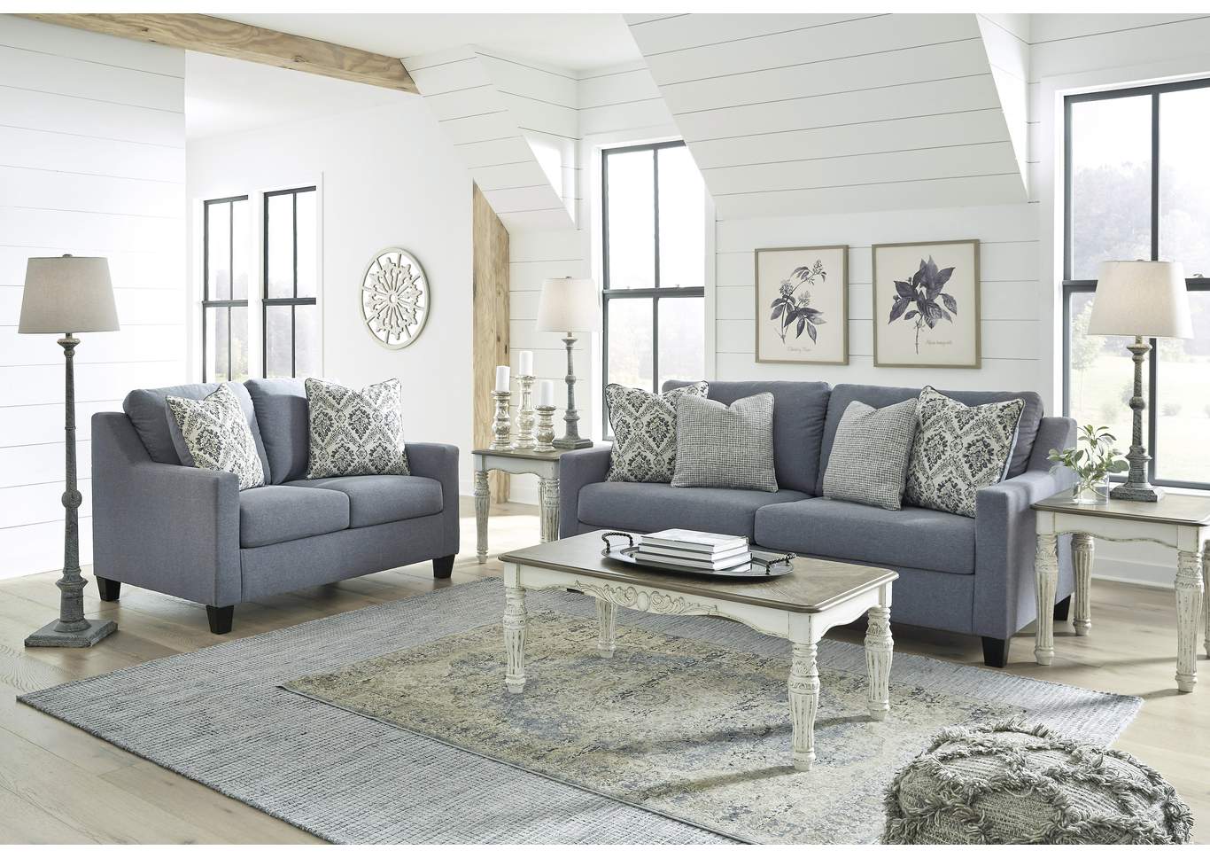 Lemly Sofa and Loveseat,Ashley Discontinued