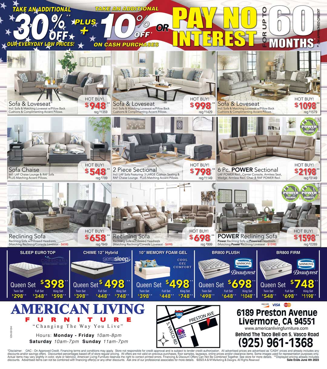 American Living Furniture | Livermore, CA