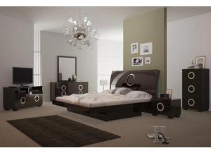 Image for Monte Carlo Queen Bedroom Set - WENGE (Queen Bed, Dresser, Mirror, 1 Night stand 